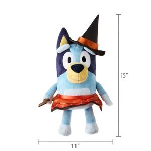 Bluey Halloween Witch Costume Plush, 9.5" x 6", by‎ Dan Dee